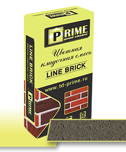 
                      Цветная кладочная смесь Prime "Line Brick", Серая 25 кг