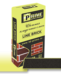 
                      Цветная кладочная смесь Prime "Line Brick", Темно-серая 25 кг